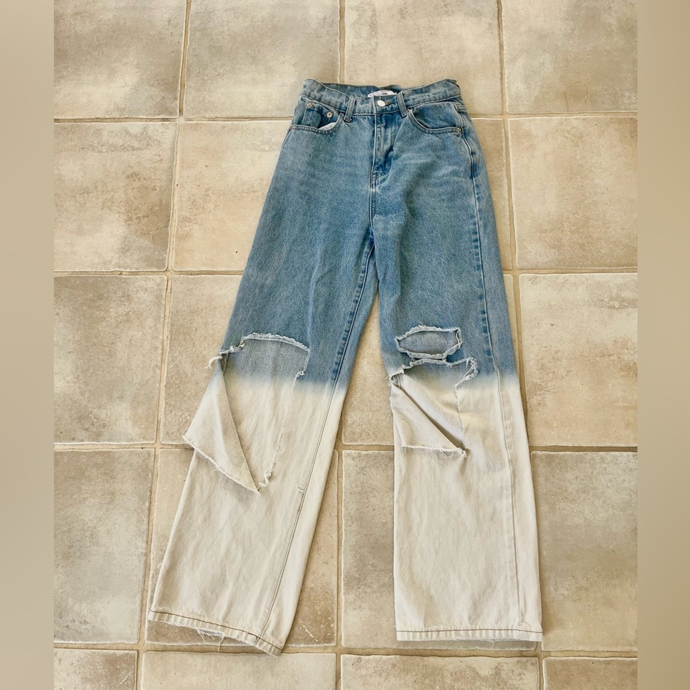 ADIKA high rise wide leg jeans